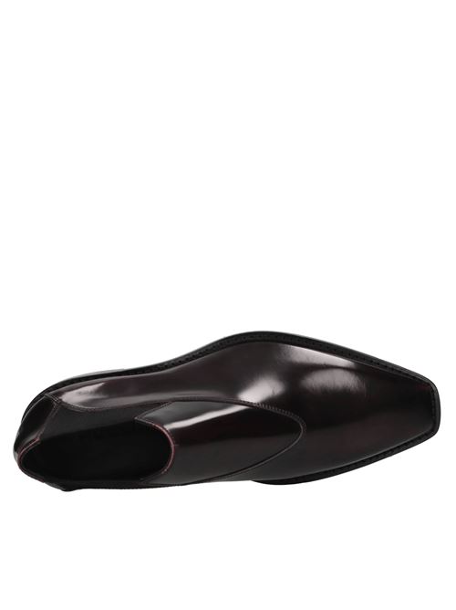  MUGLER | MUMFW26LS006_TB074 BRUSHED CALFBURGUNDY